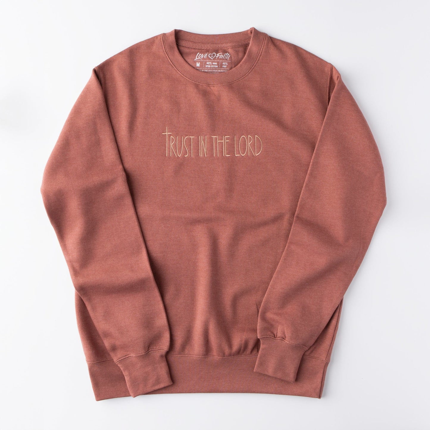 Embroidered Trust in the Lord Sweatshirt