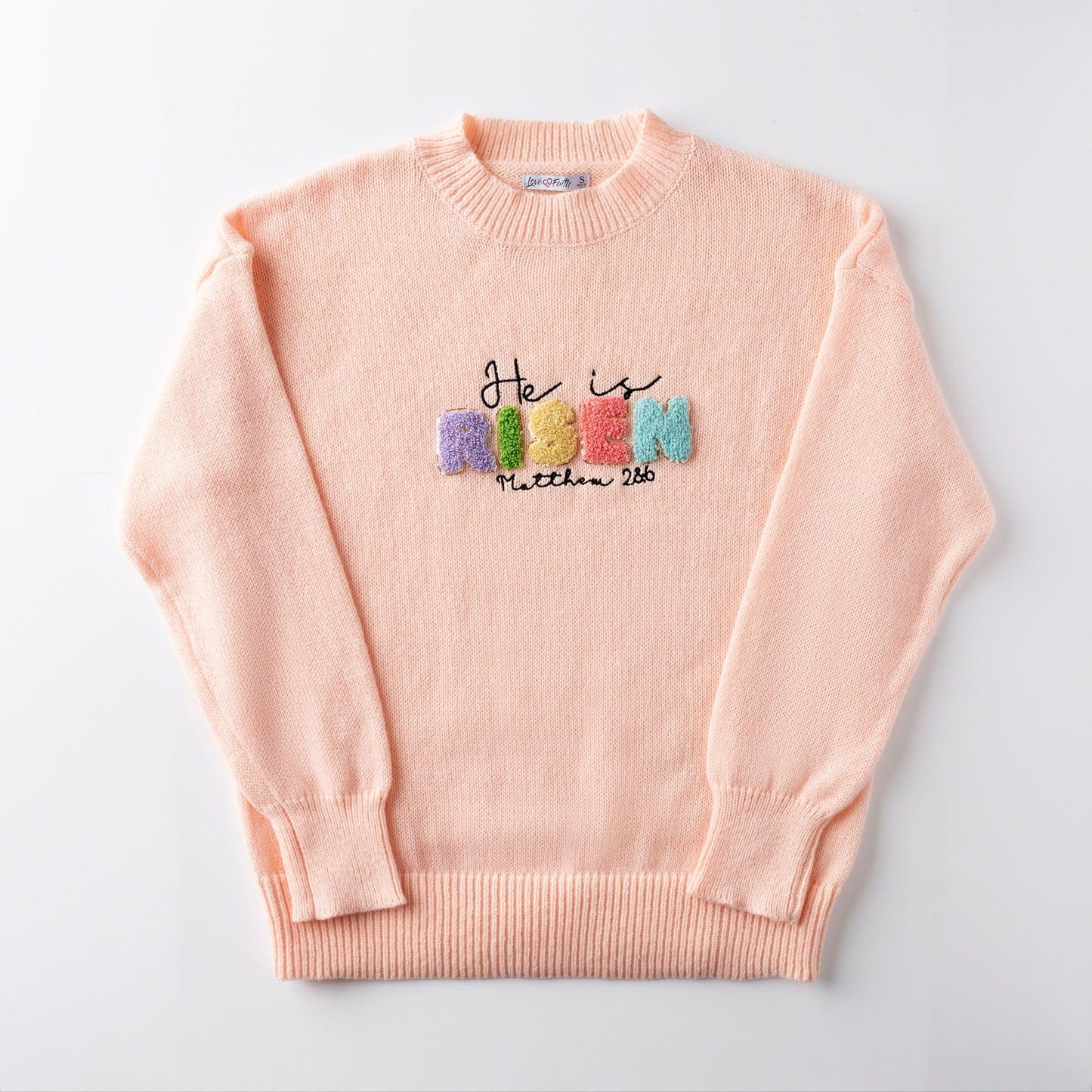 He is Risen Embellished Sweater