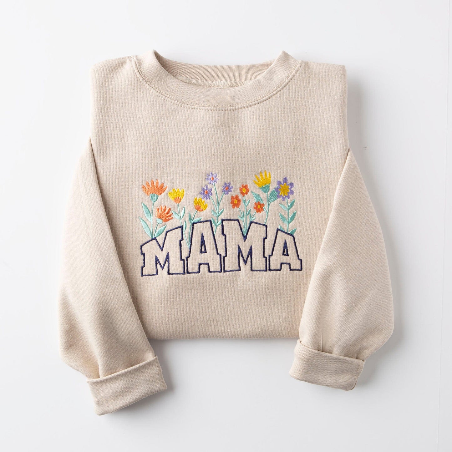 Embroidered Mama Sweatshirt