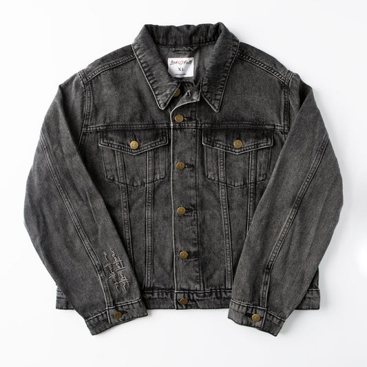 Vintage Washed Created With A Purpose Denim Jacket