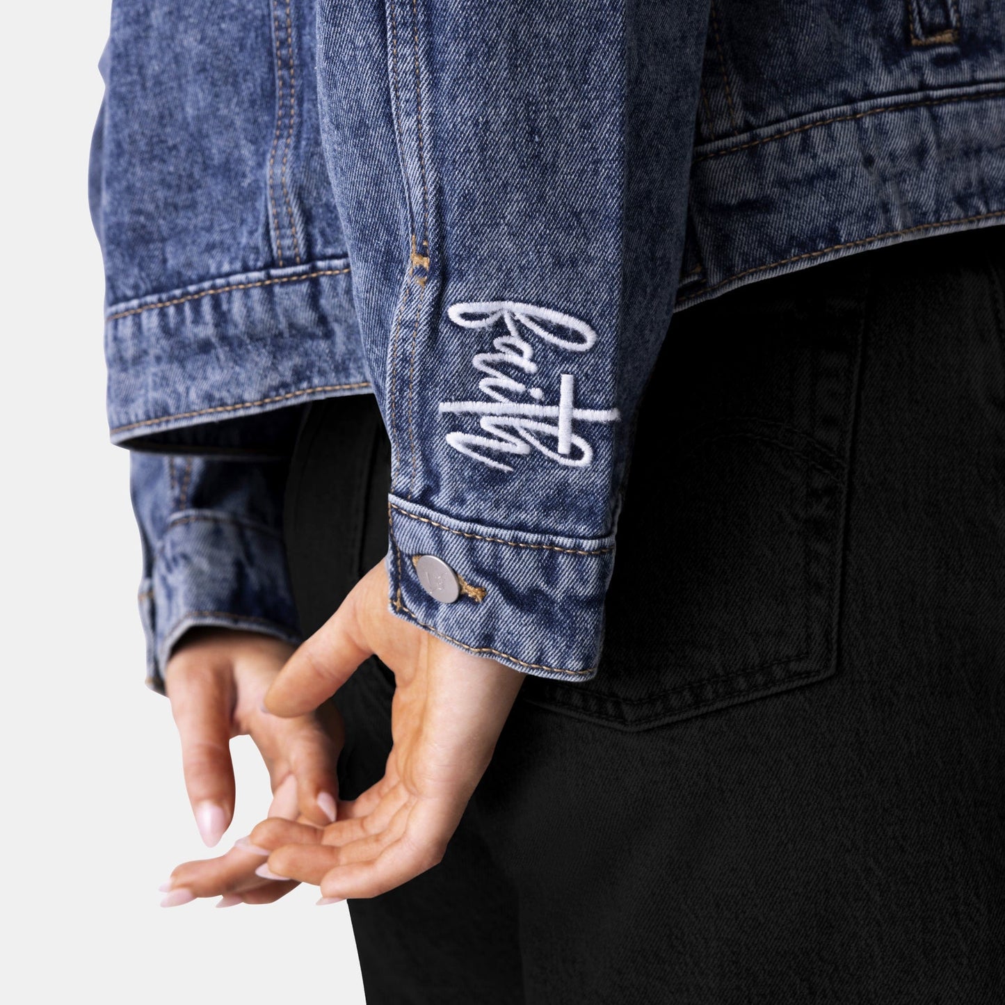 Vintage Washed Faith Denim Jacket