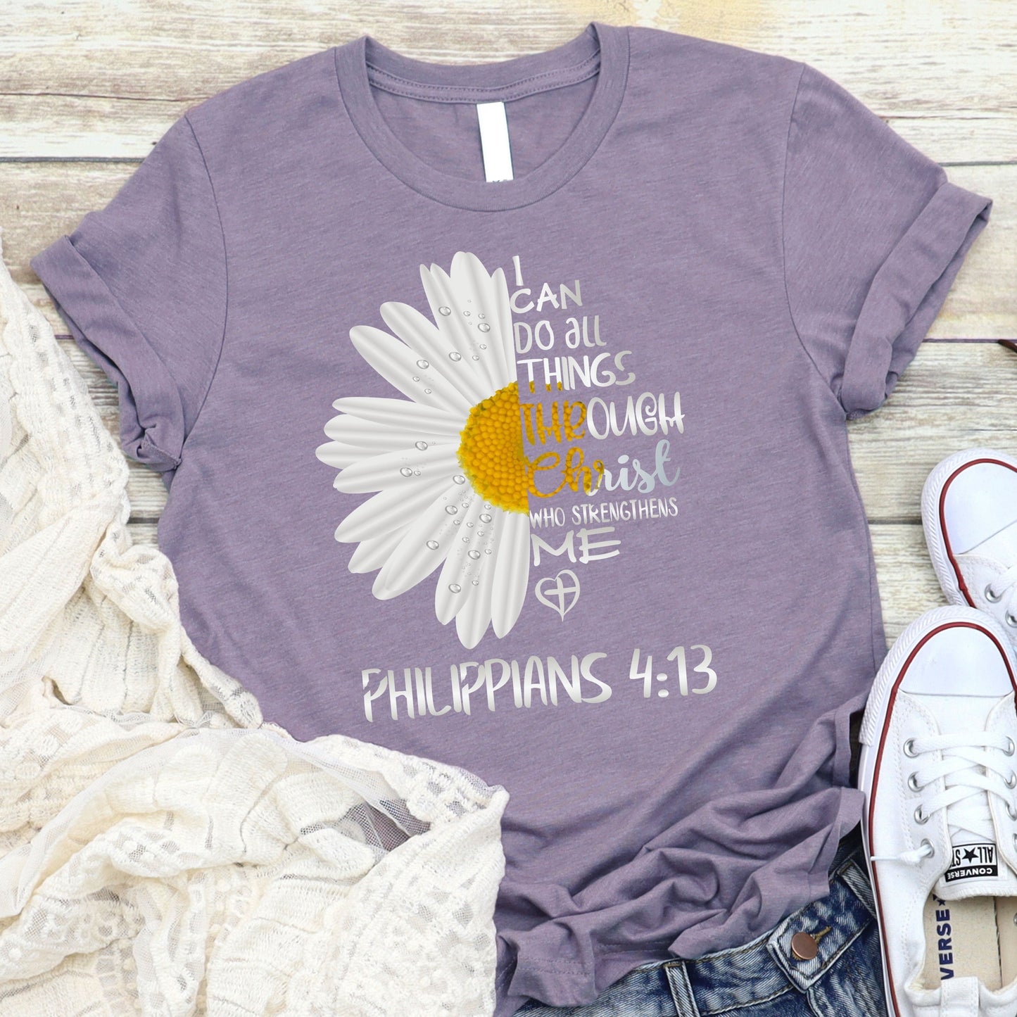 FBA - I Can Do all Things Daisy Tee