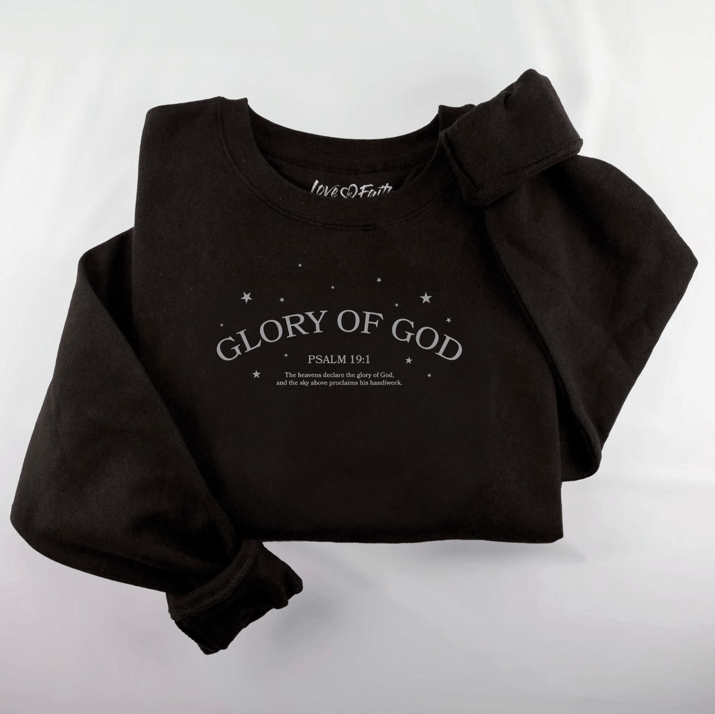 Embroidered Glory Of God Sweatshirt