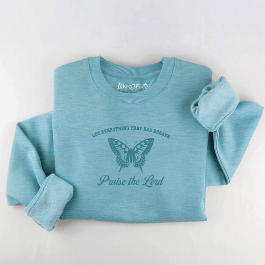 Embroidered Praise the Lord Sweatshirt