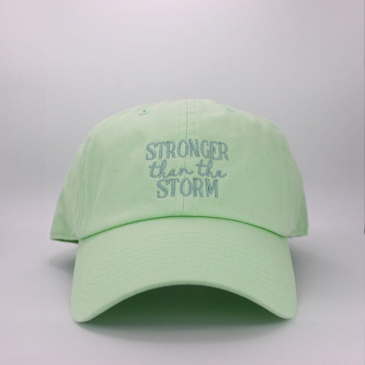 Stronger Than The Storm Embroidered Hat