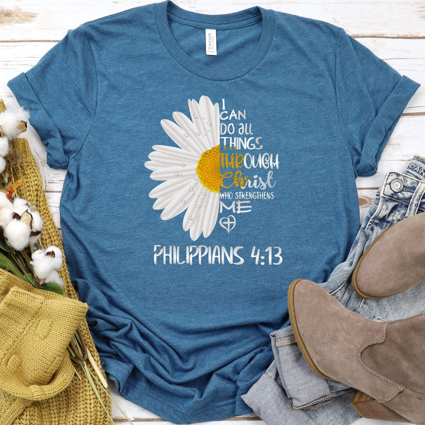 FBA - I Can Do all Things Daisy Tee